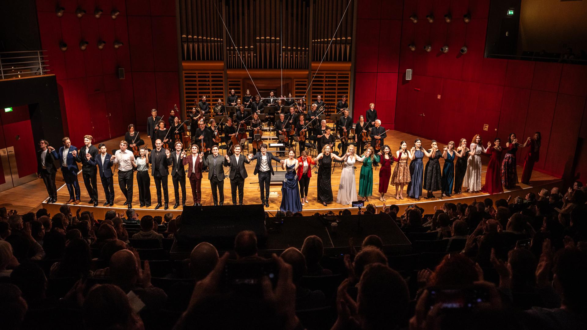 Schlussapplaus Opernabend