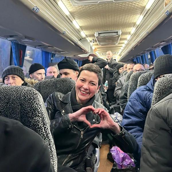 Maria Kalesnikava ist frei!