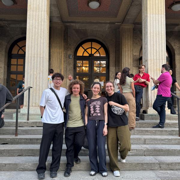 Unsere Schlagzuegstudierenden beim ARD-Wettbewerb in München.