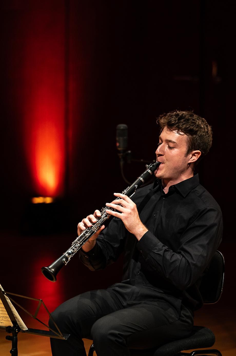 Paul Kreitz, Klarinette beim Jubiläumskonzert 70 Jahre Gesellschaft der Freunde