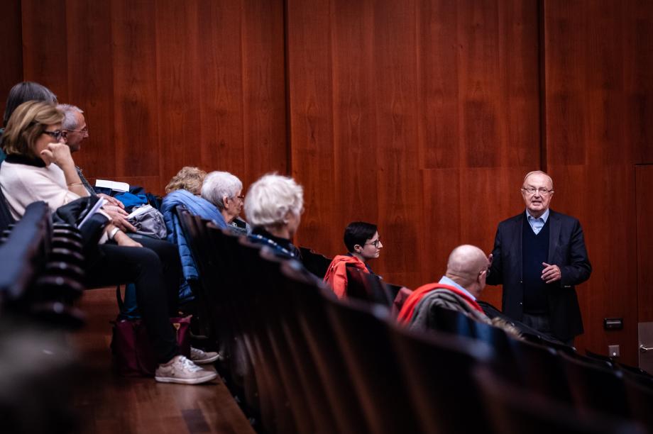 GdF Mitglieder im Zuschauerraum des Konzertsaals