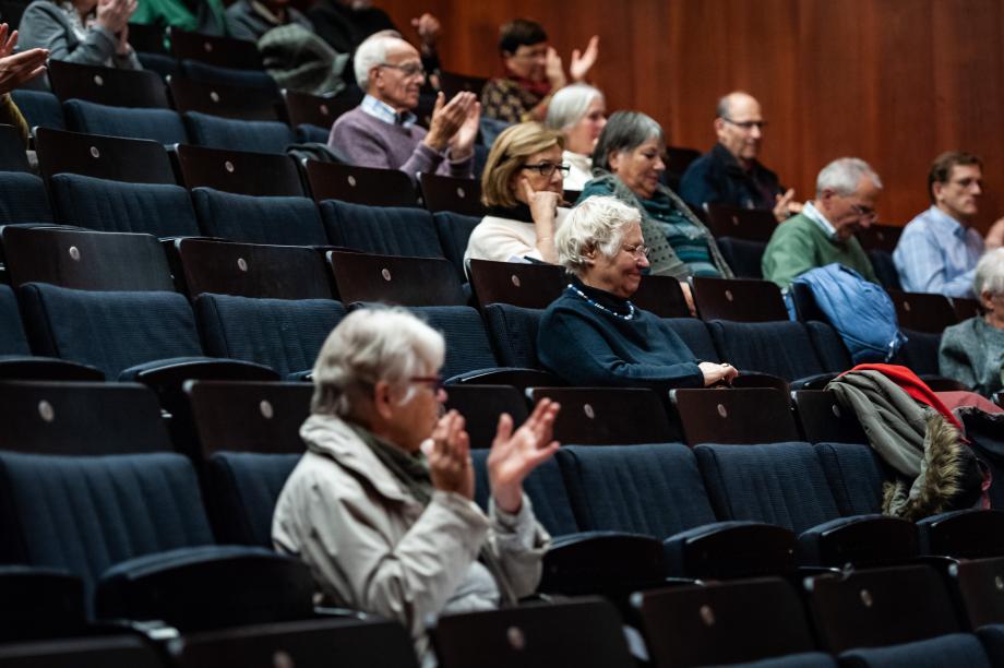 GdF Mitglieder im Zuschauerraum des Konzertsaals
