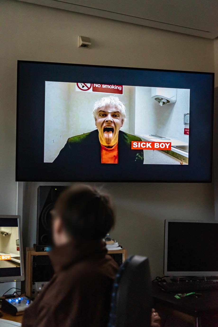 Aufnahmen in Sprecher*innenkabine