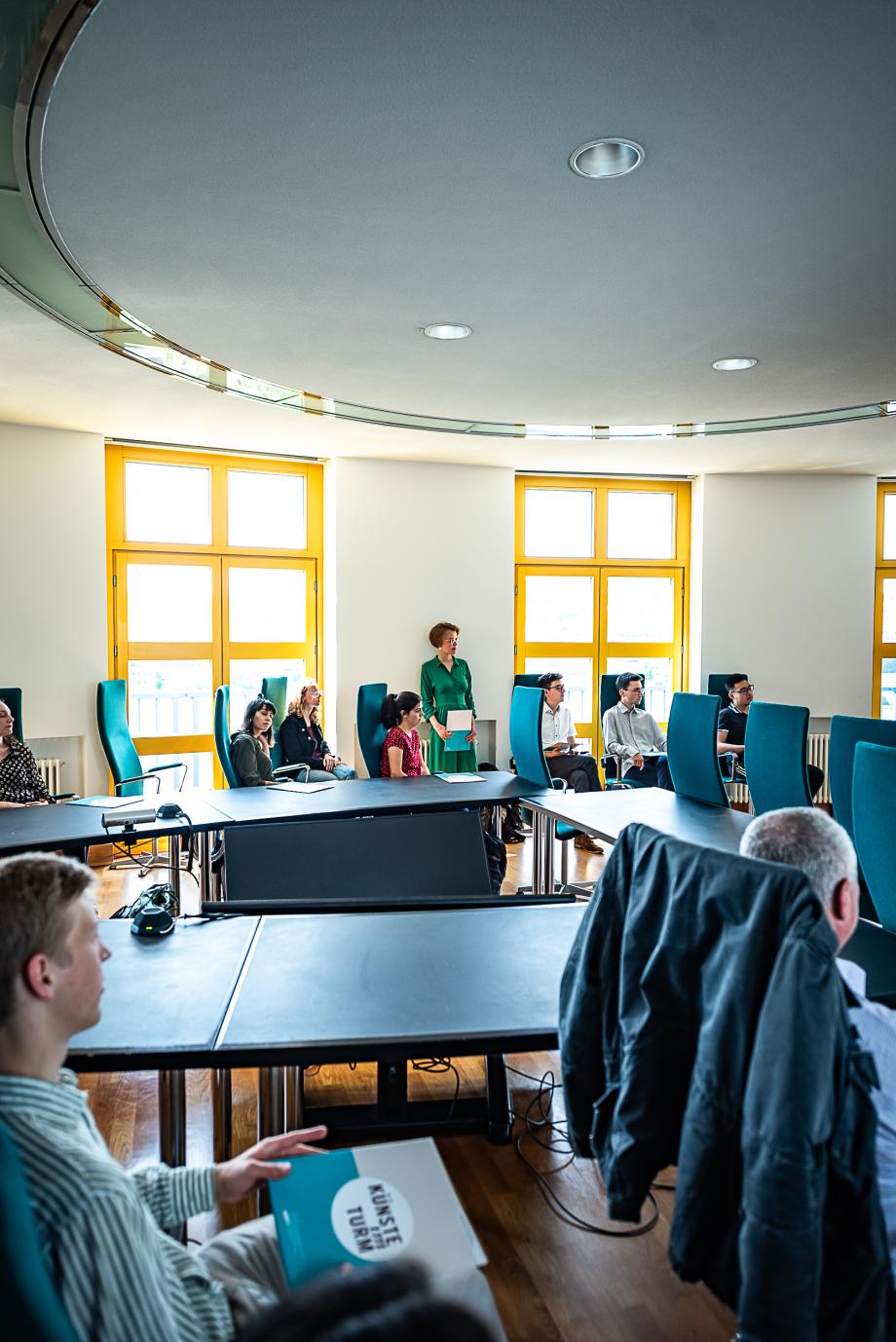 Veranstaltung Deutschlandstipendium im Senatssaal.