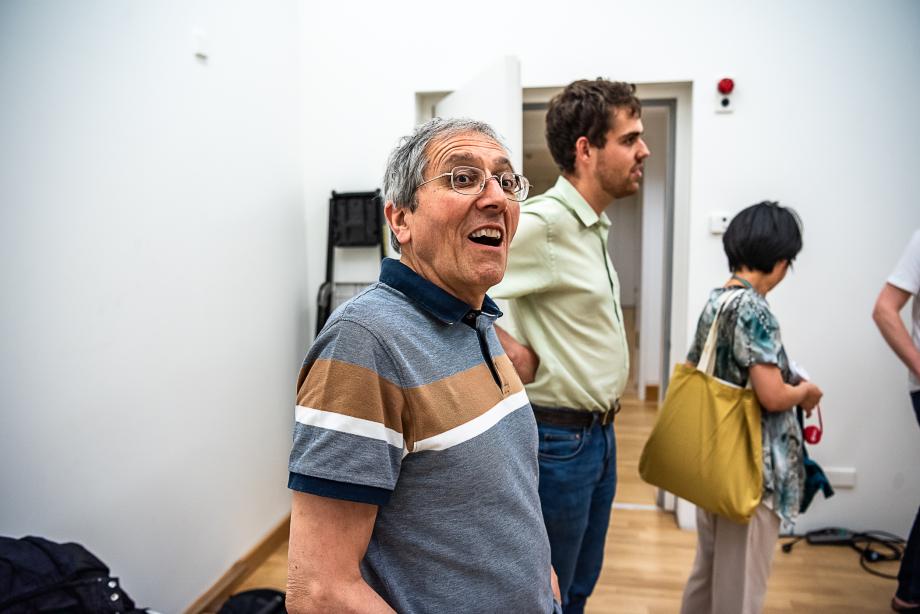 Begeisterte Blicke bei der Orgeleinweihung.