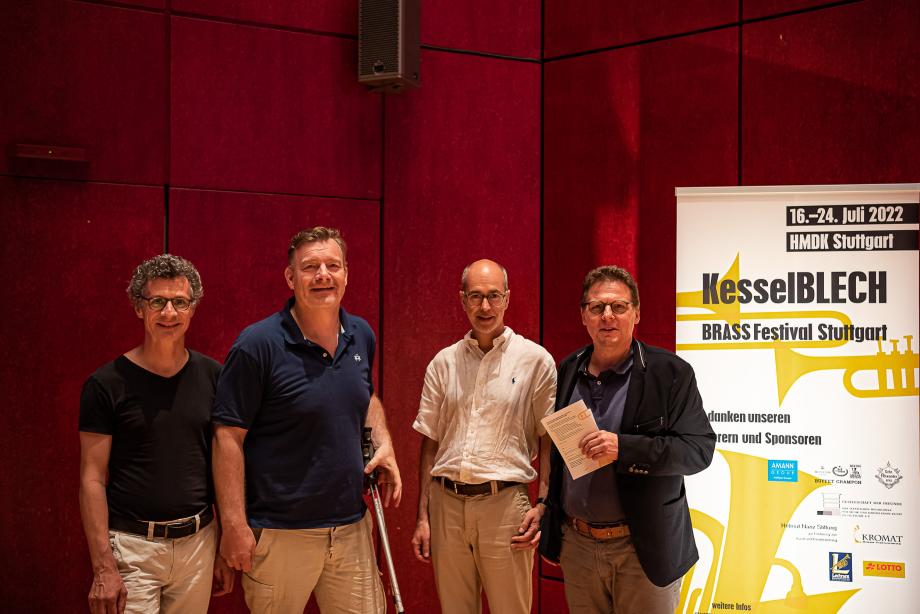 Christian Lampert, Stefan Heimann, Henning Wiegräbe und Wolfgang Bauer