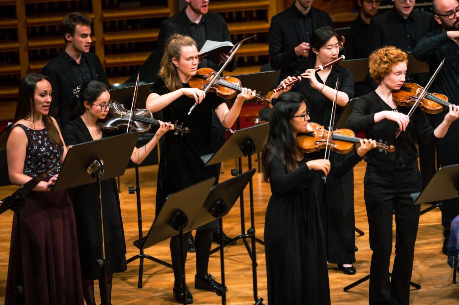 Students and teachers of the Bachelor of Music - Strings, Harp