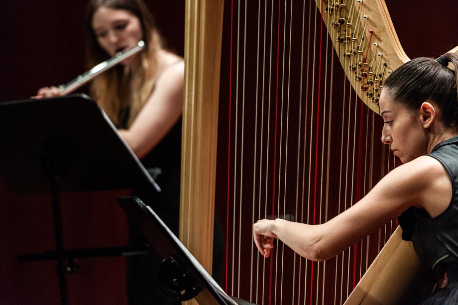 Students and teachers of the Bachelor of Music - Strings, Harp