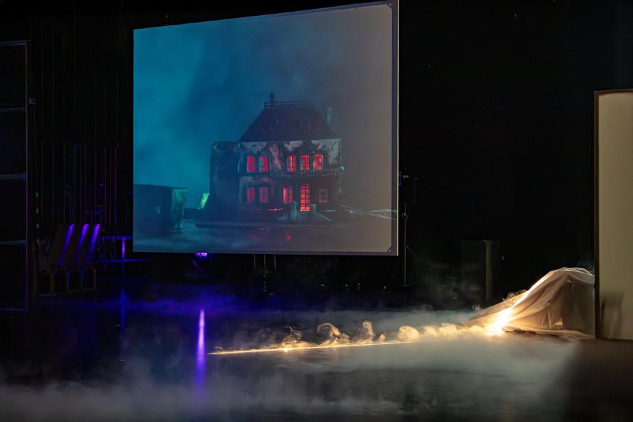 Blick auf das Bühnenbild