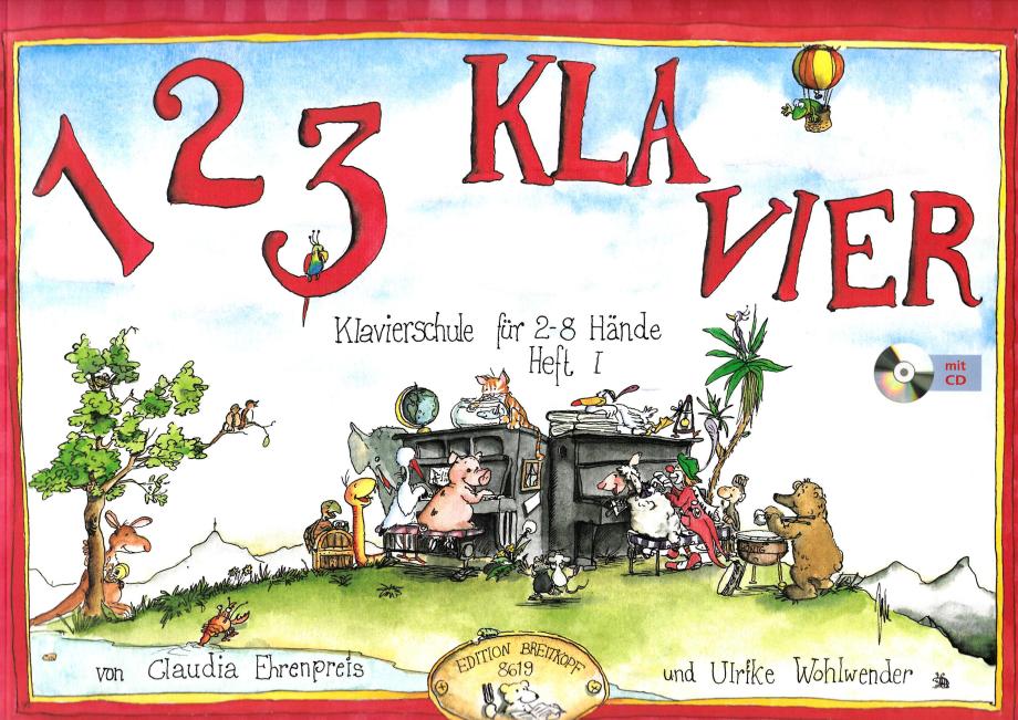 Cover von Musizierendes Lernen-1 2 3 Klavier.