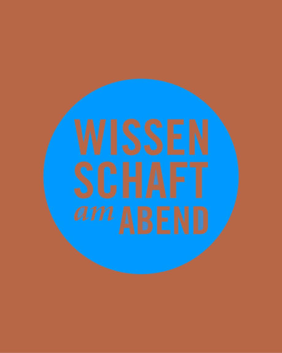 Grafische Darstellung der Reihe „Wissenschaft am Abend“