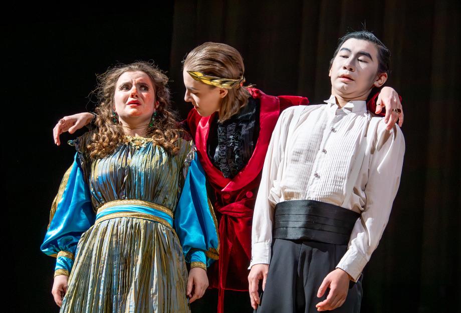 Szenenbild aus der Produktion "L'incoronazione di Poppea"