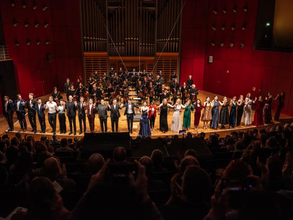 Schlussapplaus Opernabend