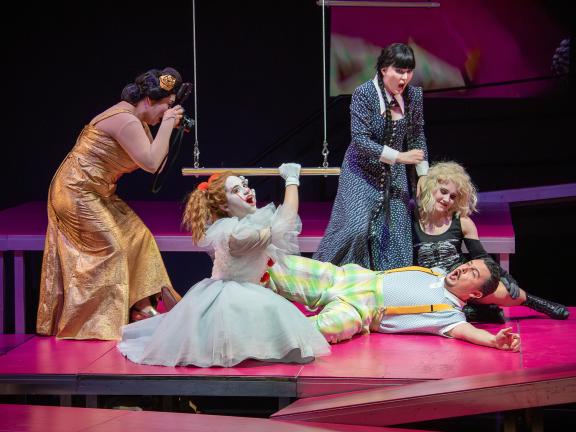 Szenenfoto aus der Oper Lulu