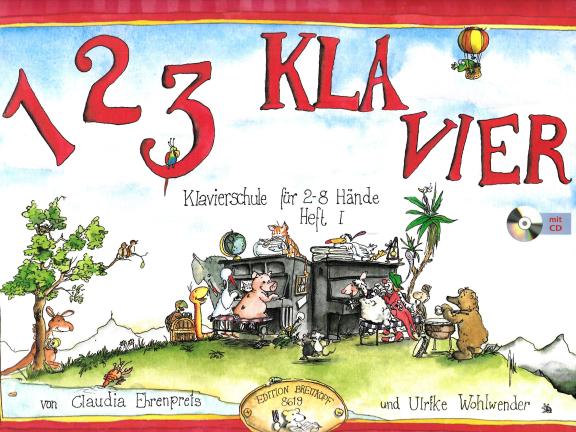 Cover von Musizierendes Lernen-1 2 3 Klavier.