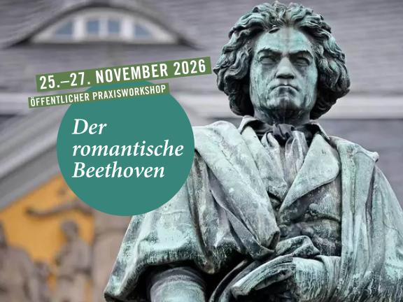 Grafisches Motiv zum Praxisworkshop „Der romantsiche Beethoven“