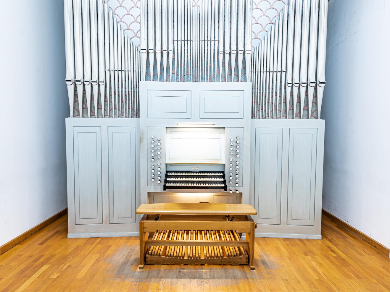 Orgel Die mollige Schwäbin