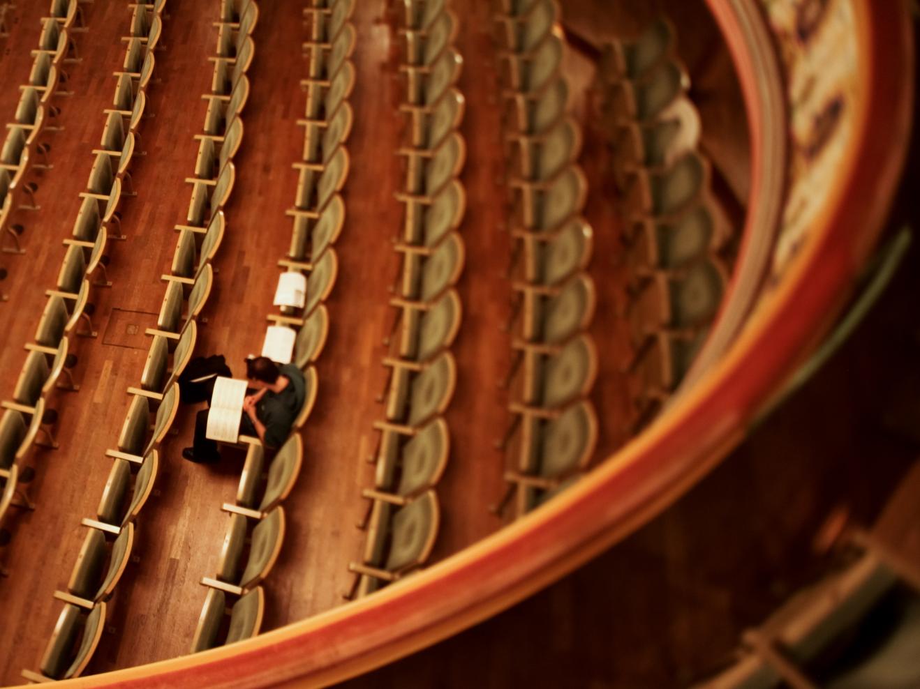 Detailaufnahme des Zuschauerraums